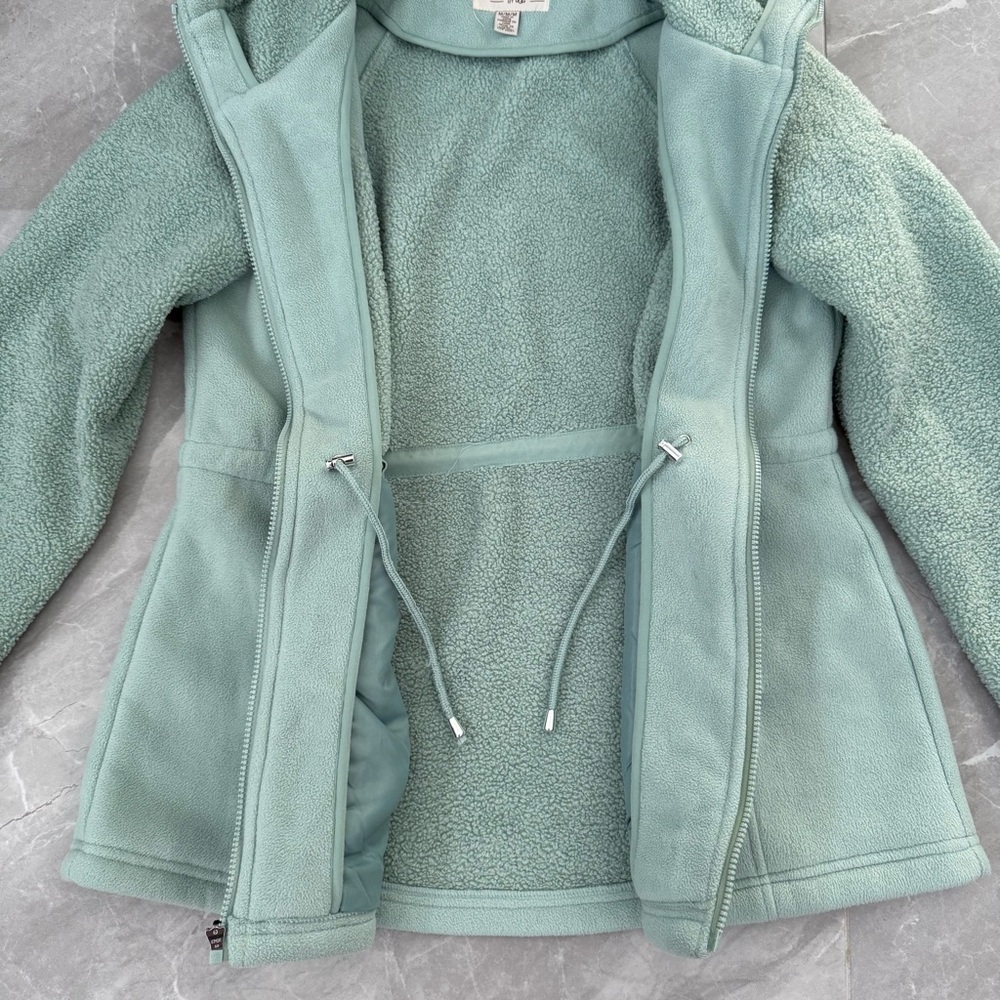 Women's Koolaburra by UGG Hooded Sherpa Fleece Zipper Jacket Size Medium - Picture 11 of 16
